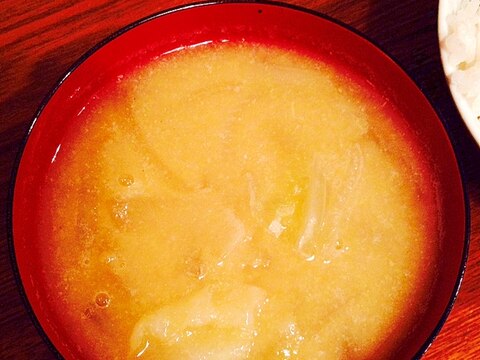 幼児食☆キャベツのペーストと玉ねぎの味噌汁